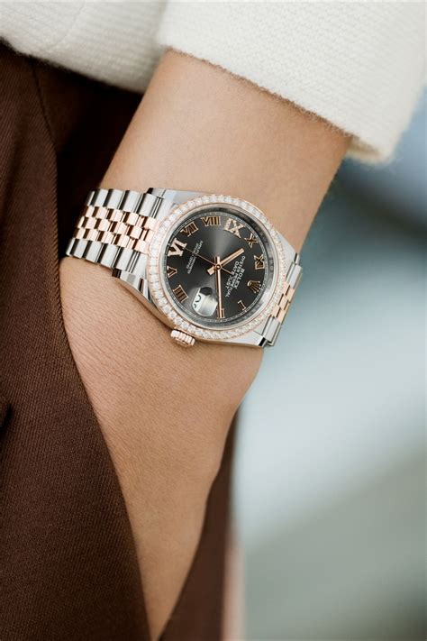 rolex datejust on wrist women|rolex datejust 36mm.